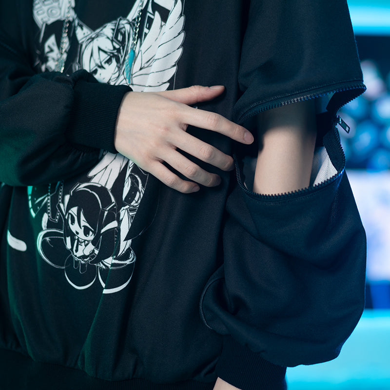 COMING SOON! ACDC RAG - Hatsune Miku Punk Hoodie