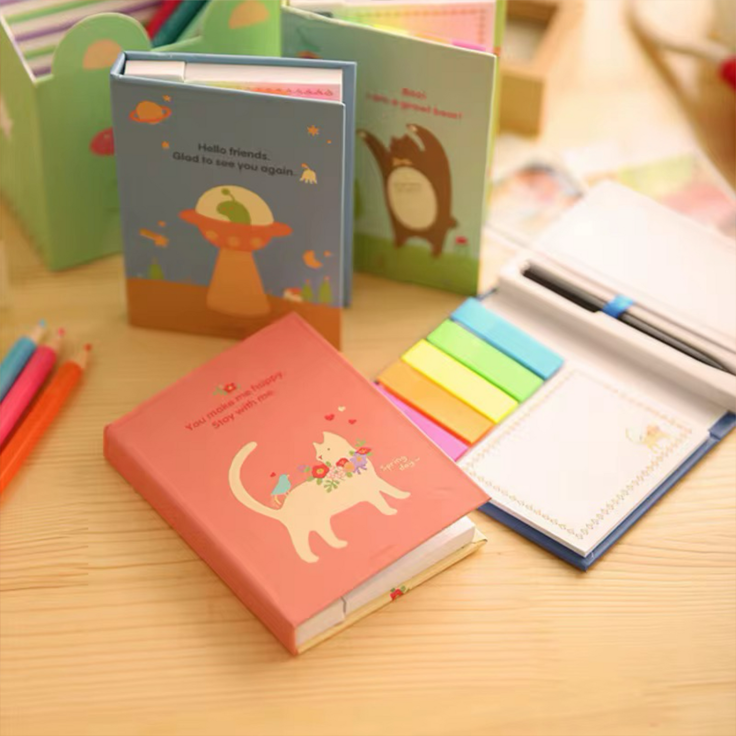 PRE-ORDER! Sticky Memo Notebooks