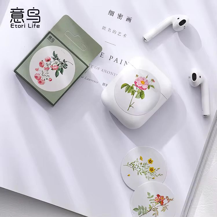 PRE-ORDER! Sticker Box - Flowers Watercolour - 45 Stickers
