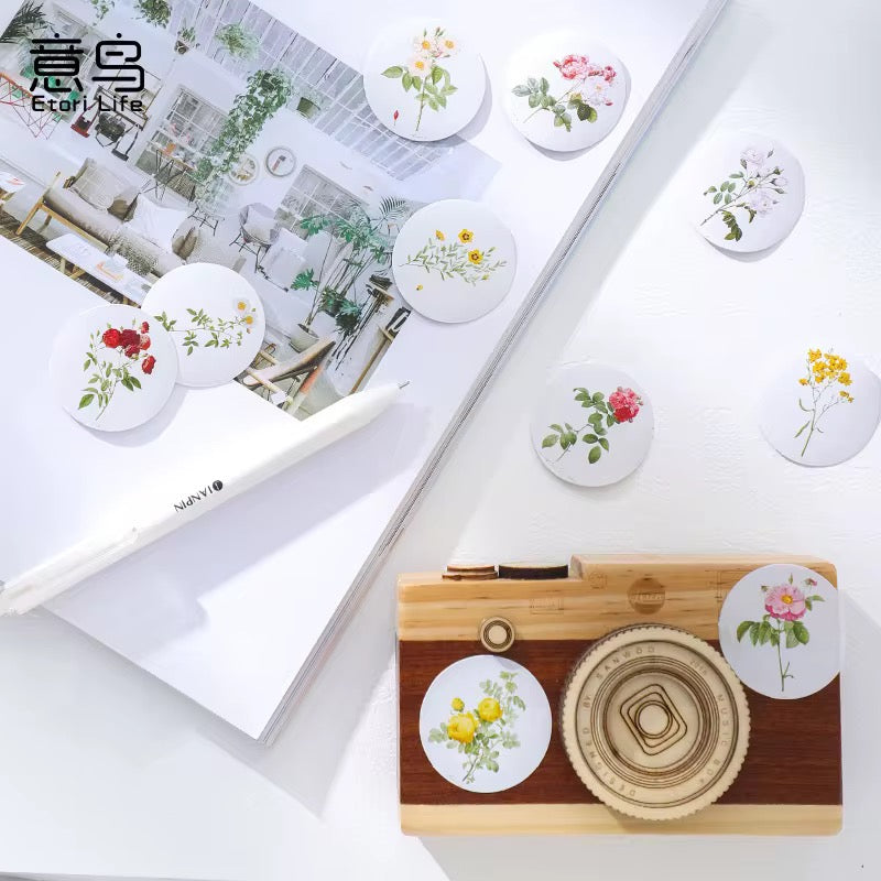 PRE-ORDER! Sticker Box - Flowers Watercolour - 45 Stickers