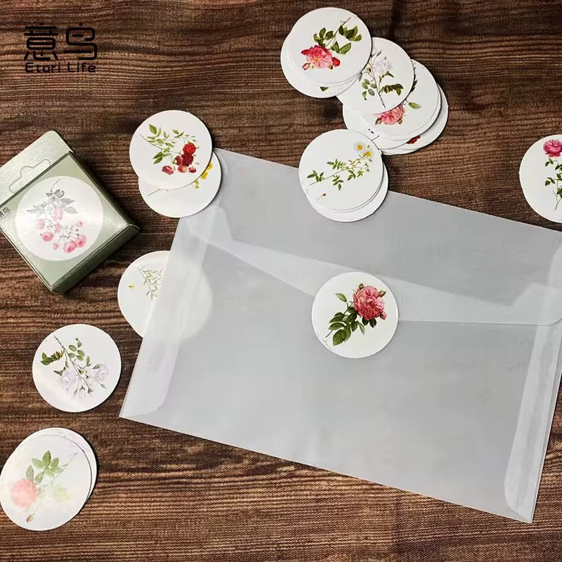 PRE-ORDER! Sticker Box - Flowers Watercolour - 45 Stickers