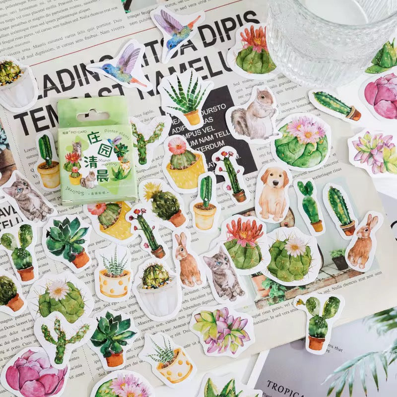 PRE-ORDER! Sticker Box - Manor Morning - 45 Stickers