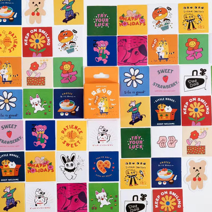 PRE-ORDER! Sticker Box - Happy Mood - 45 Stickers