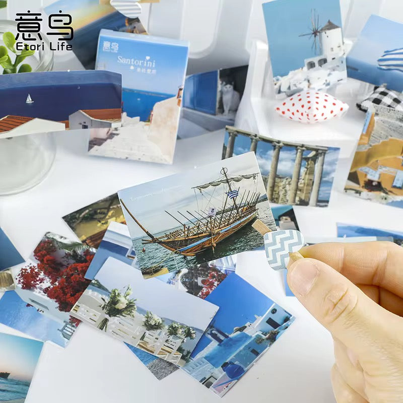 PRE-ORDER! Sticker Box - Santorini Photo - 45 Stickers