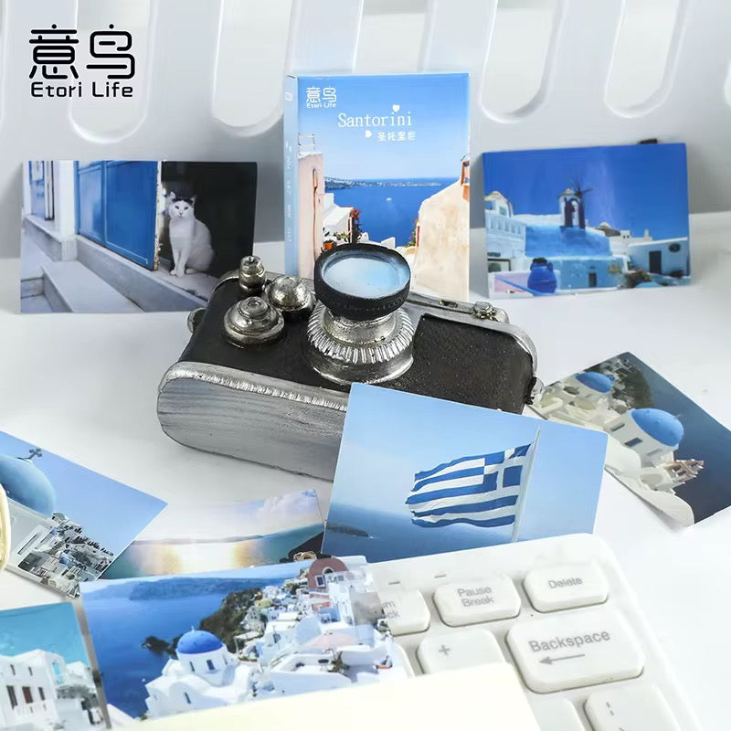 PRE-ORDER! Sticker Box - Santorini Photo - 45 Stickers