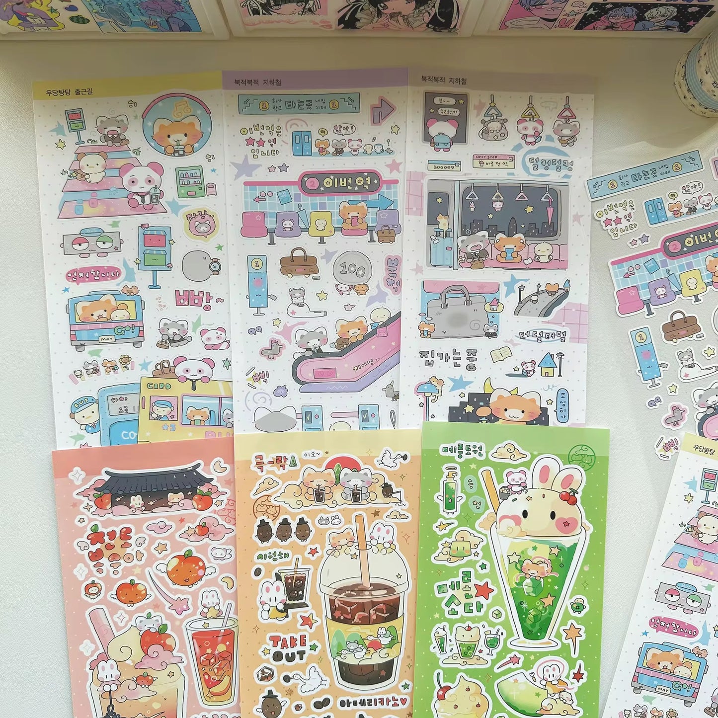 PRE-ORDER! Sticker Sheets - Maybean Character