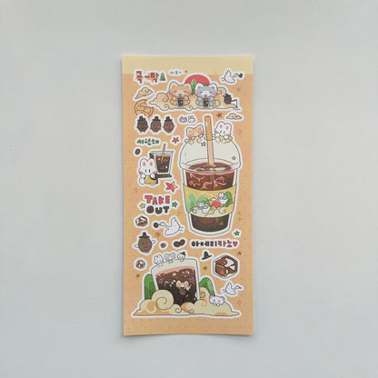 PRE-ORDER! Sticker Sheets - Maybean Character
