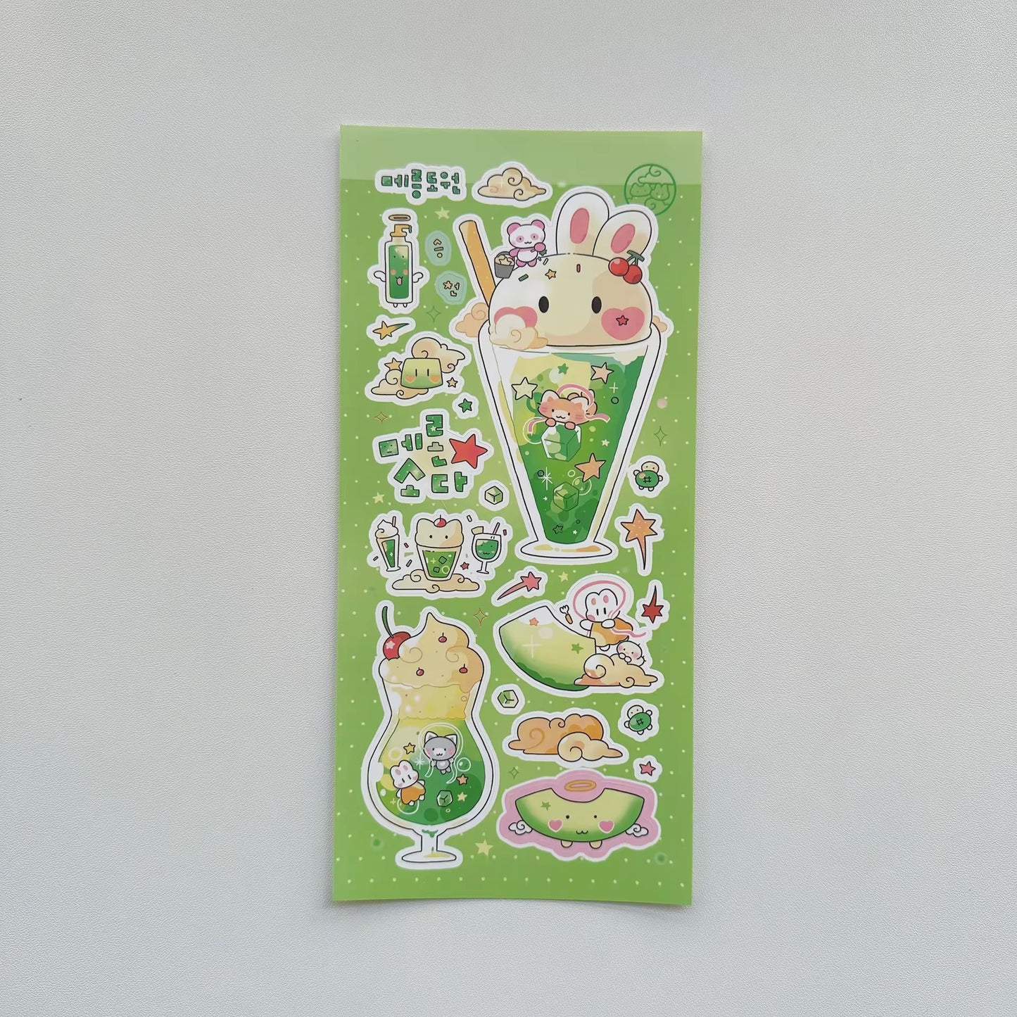 PRE-ORDER! Sticker Sheets - Maybean Character