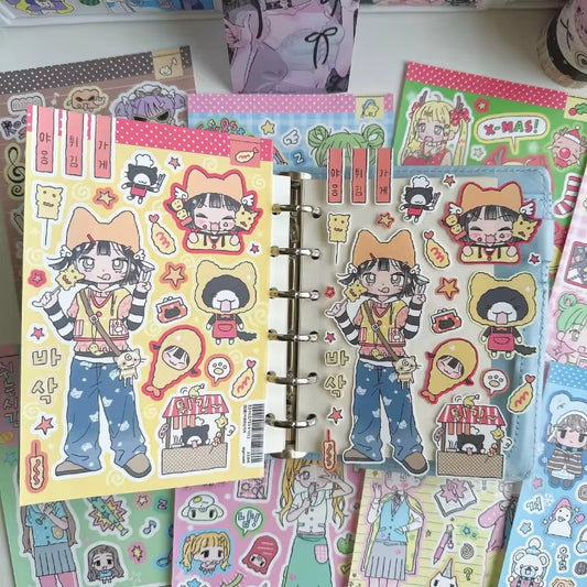 PRE-ORDER! Sticker Sheet - Amsik Characters