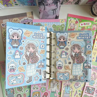PRE-ORDER! Sticker Sheet - Amsik Characters