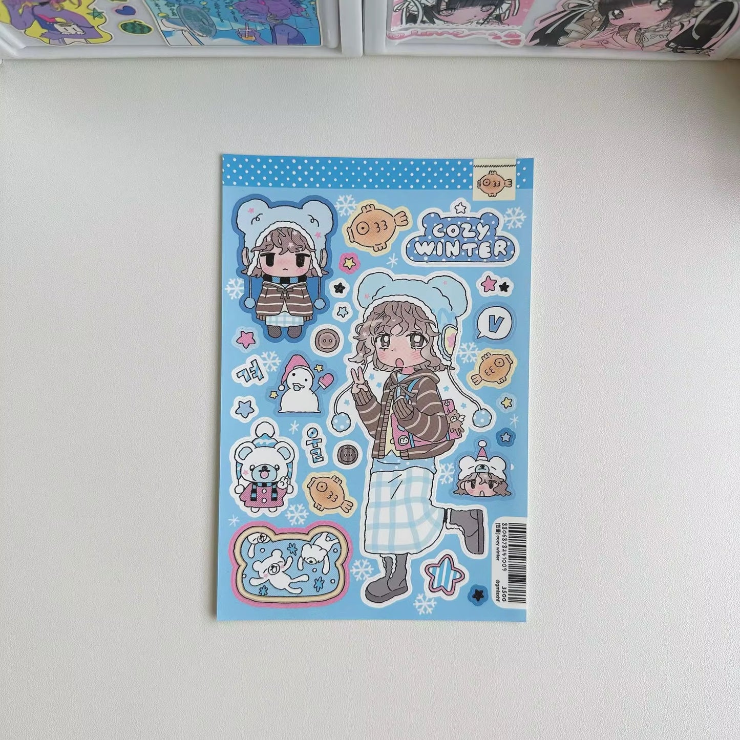 PRE-ORDER! Sticker Sheet - Amsik Characters