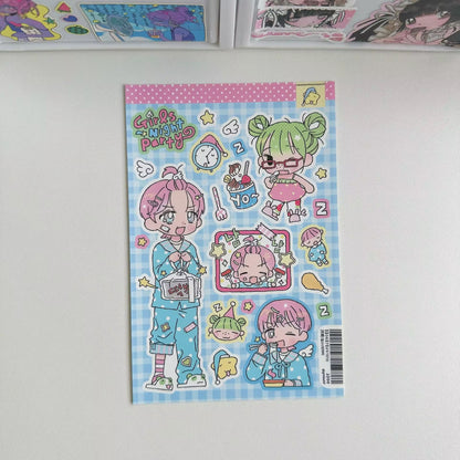 PRE-ORDER! Sticker Sheet - Amsik Characters