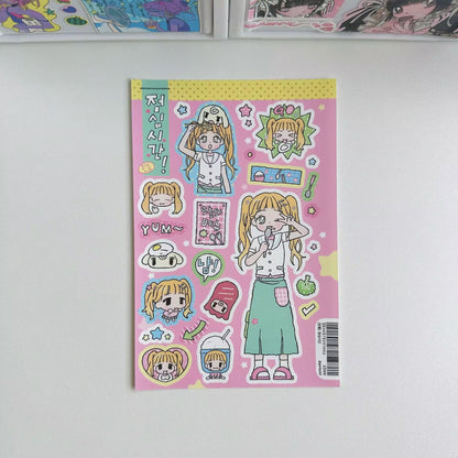 PRE-ORDER! Sticker Sheet - Amsik Characters