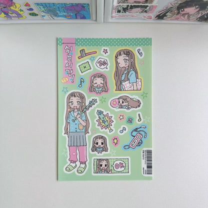 PRE-ORDER! Sticker Sheet - Amsik Characters