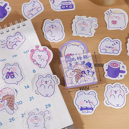 PRE-ORDER! Sticker Box - Cute Animals - 45 Stickers