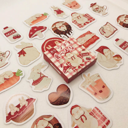 PRE-ORDER! Sticker Box - Cute Animals - 45 Stickers