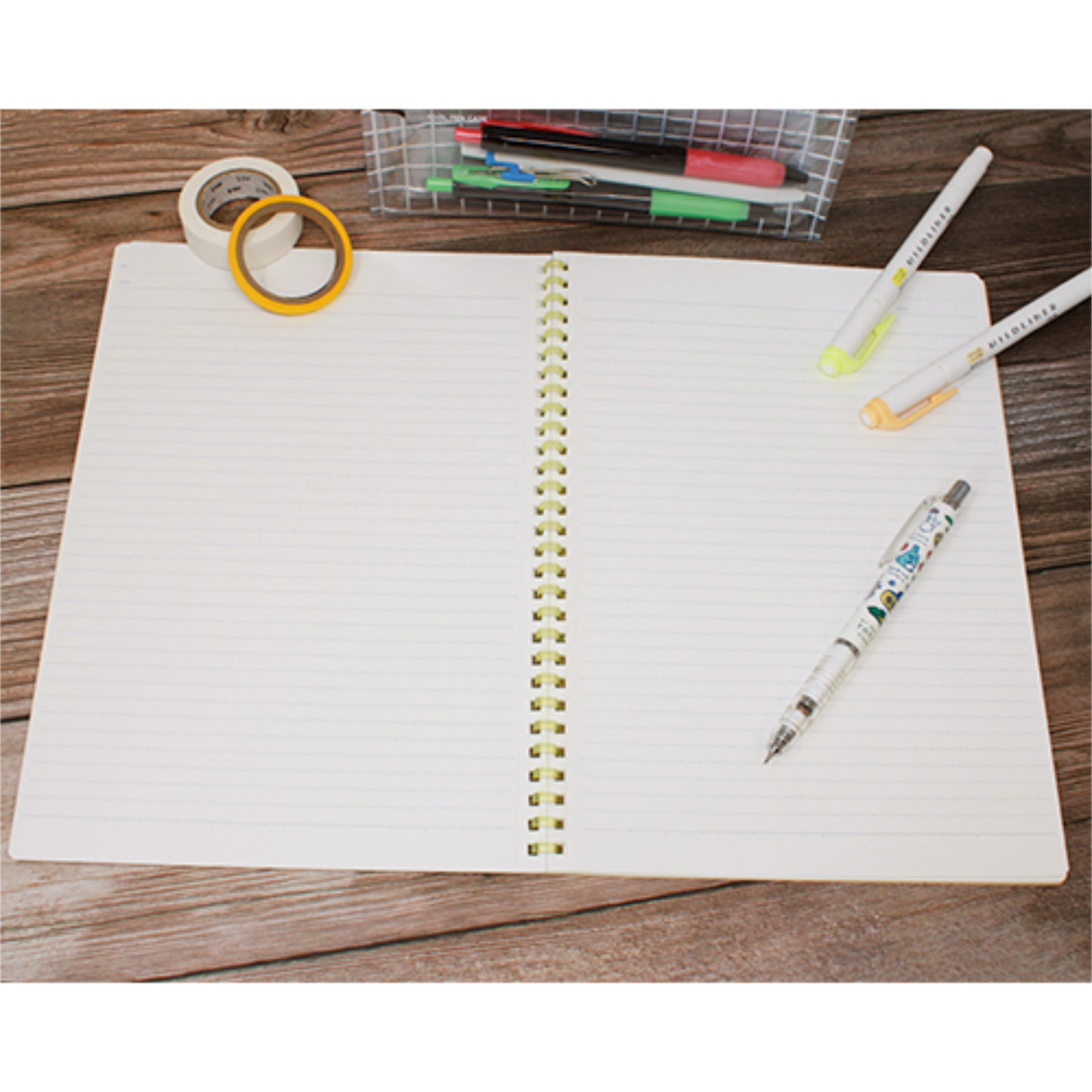 PRE-ORDER! PRE-ORDER! KOKUYO Campus - B5 Soft Ring Notebook - B 6mm - Yellow