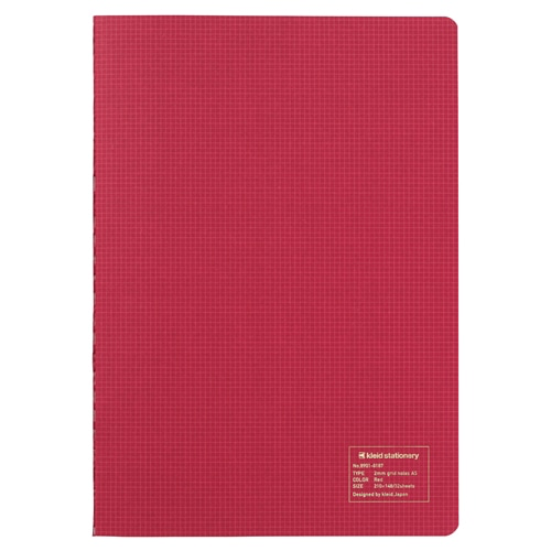 PRE-ORDER! Kleid Tiny - A5 Notebook - 2mm Grid - Red