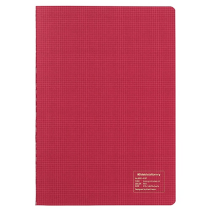 PRE-ORDER! Kleid Tiny - A5 Notebook - 2mm Grid - Red