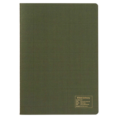 PRE-ORDER! Kleid Tiny - A5 Notebook - 2mm Grid - Olive