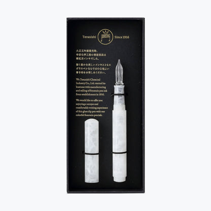 PRE-ORDER! Teranishi Guitar - Aurora Glass Pen - Jelly White