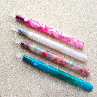 PRE-ORDER! Teranishi Guitar - Aurora Glass Pen - Jelly White
