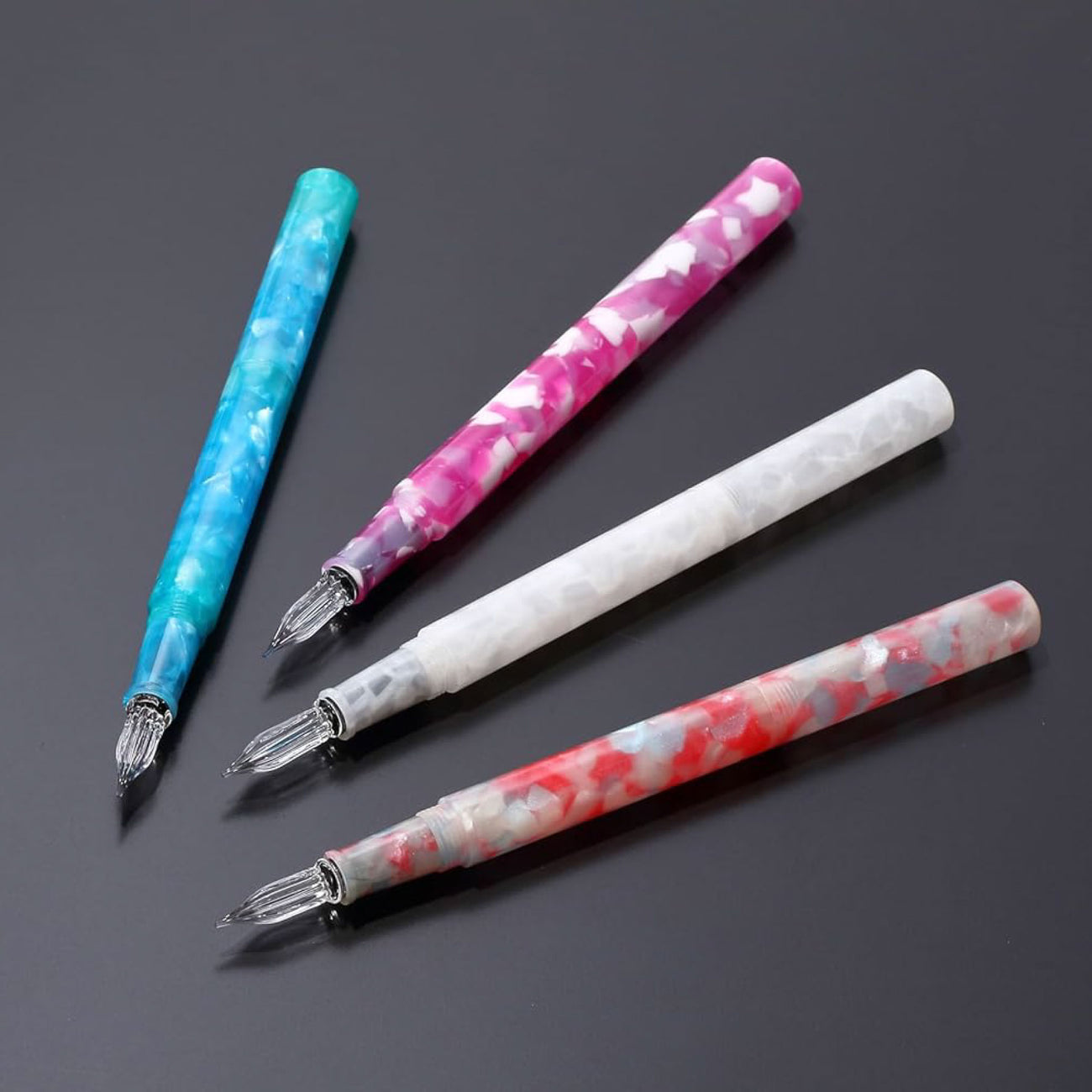PRE-ORDER! Teranishi Guitar - Aurora Glass Pen - Jelly White