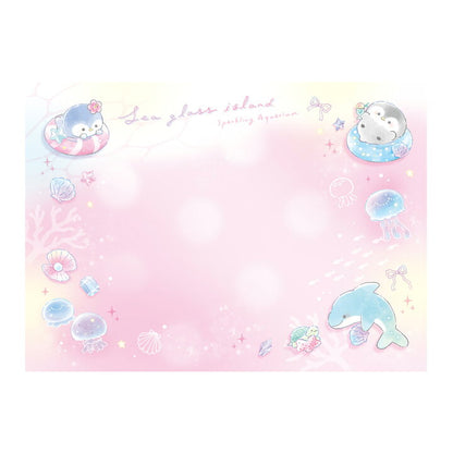 PRE-ORDER! Q-Lia - Mini Memo Pad - Sea Glass Island