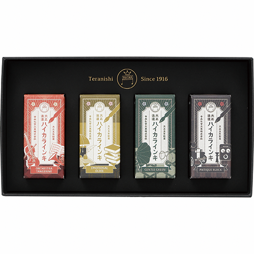 PRE-ORDER! Teranishi Guitar - Taisho Roman Ink - 4 Color Gift Set - Esprit