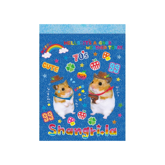 PRE-ORDER! Q-Lia - Retro Mini Memo Pad - Shangri-La Hamsters
