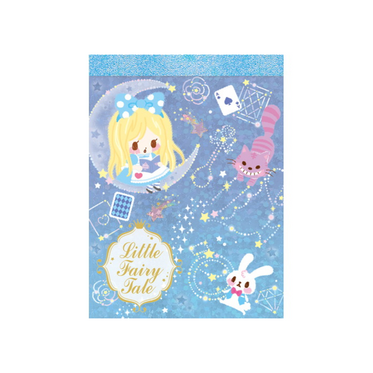 PRE-ORDER! Q-Lia - Retro Mini Memo Pad - Little Fairy Tale - Alice in Wonderland