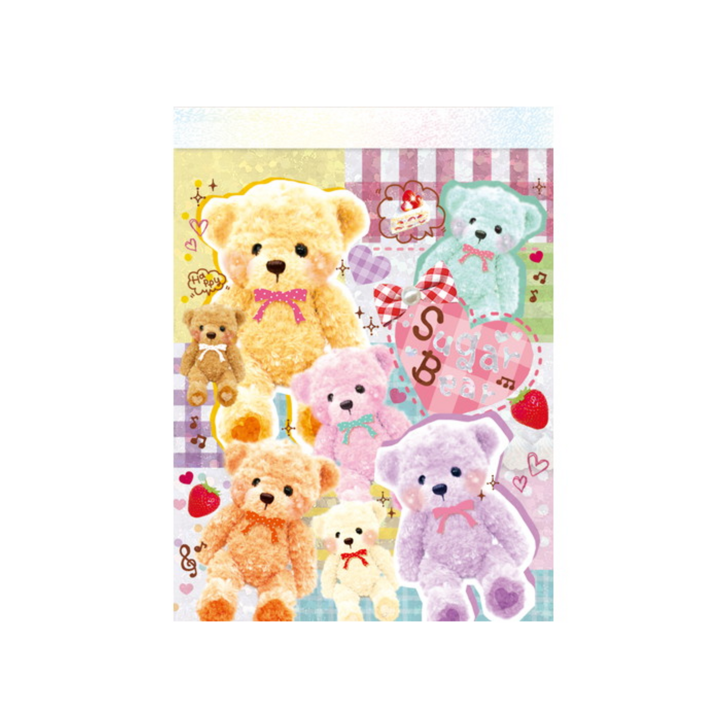 PRE-ORDER! Q-Lia - Retro Mini Memo Pad - Sugar Bear