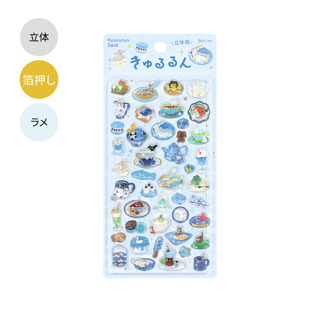 PRE-ORDER! BGM Kyururun 3D Stickers Vol. 4