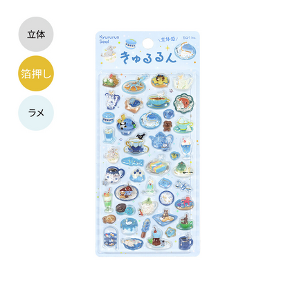 PRE-ORDER! BGM Kyururun 3D Stickers Vol. 4