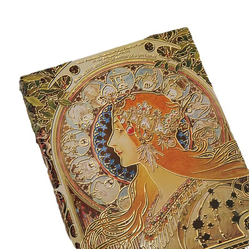 PRE-ORDER! Hardcover Journal - Alphonse Mucha Notebook - Love & Poems Collection