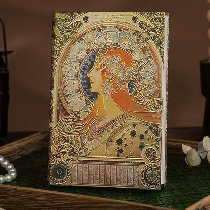 PRE-ORDER! Hardcover Journal - Alphonse Mucha Notebook - Love & Poems Collection