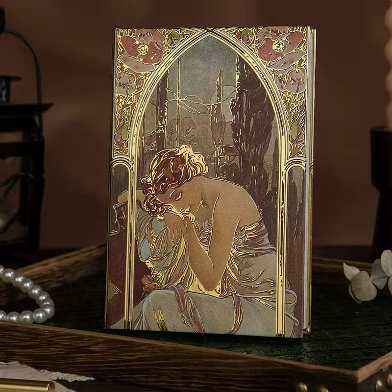 PRE-ORDER! Hardcover Journal - Alphonse Mucha Notebook - Love & Poems Collection