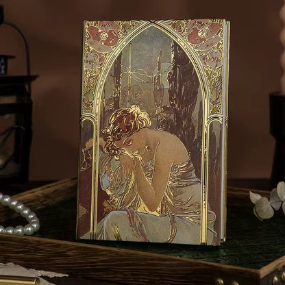 PRE-ORDER! Hardcover Journal - Alphonse Mucha Notebook - Love & Poems Collection