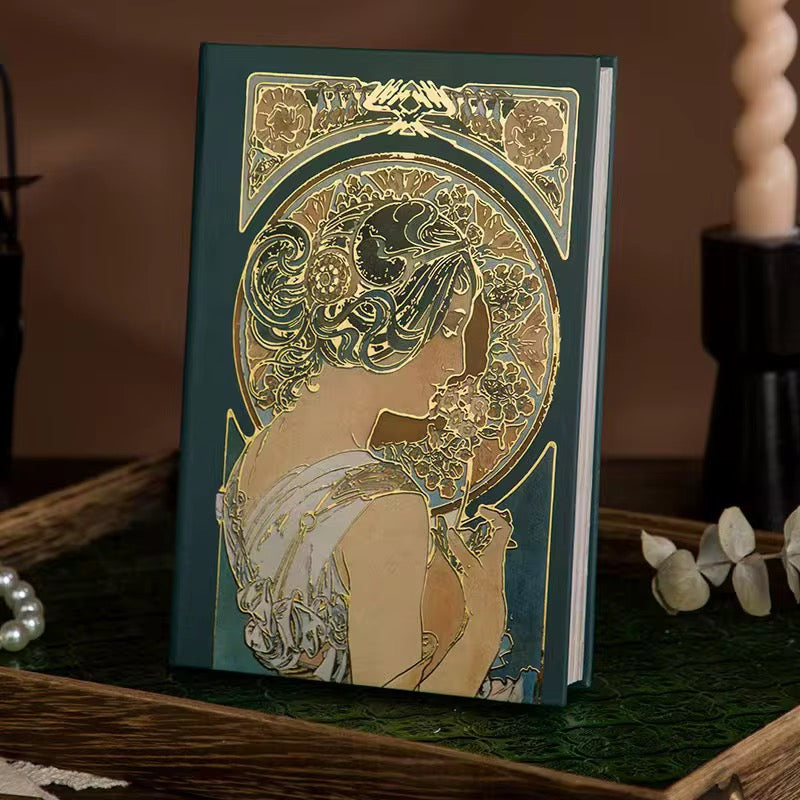 PRE-ORDER! Hardcover Journal - Alphonse Mucha Notebook - Love & Poems Collection