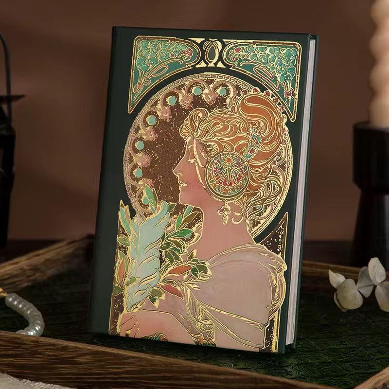 PRE-ORDER! Hardcover Journal - Alphonse Mucha Notebook - Love & Poems Collection