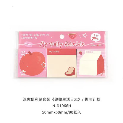 PRE-ORDER! Sticky Notes - Doudou Daily Life Mini Set