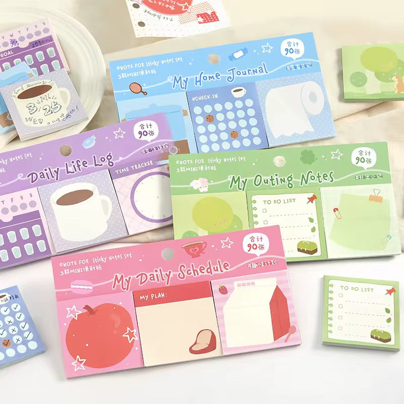 PRE-ORDER! Sticky Notes - Doudou Daily Life Mini Set