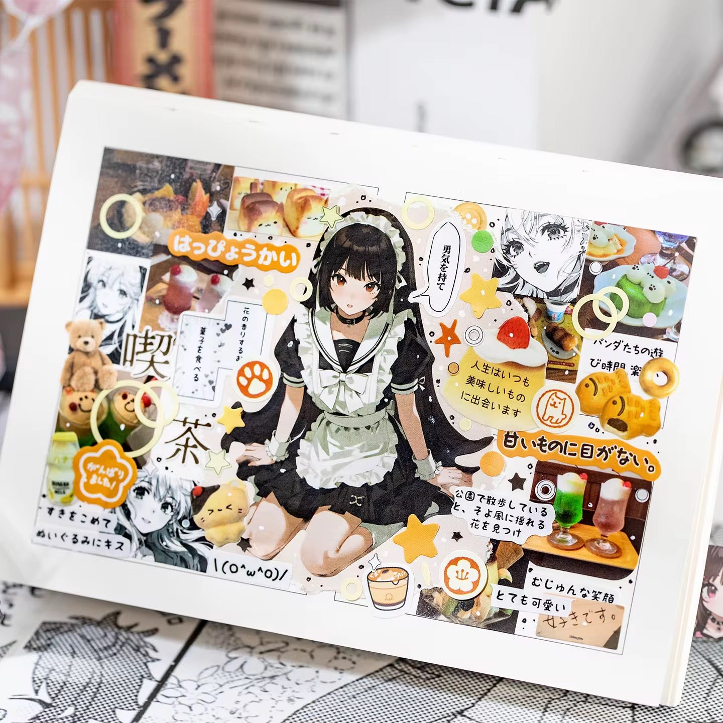 PRE-ORDER! Sticker Booklet - Kawaii Anime Girl  Edition - 20 Sticker Sheets