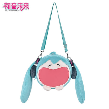 Sac bandoulière Hatsune Miku en peluche - Édition officielle BEMOE 