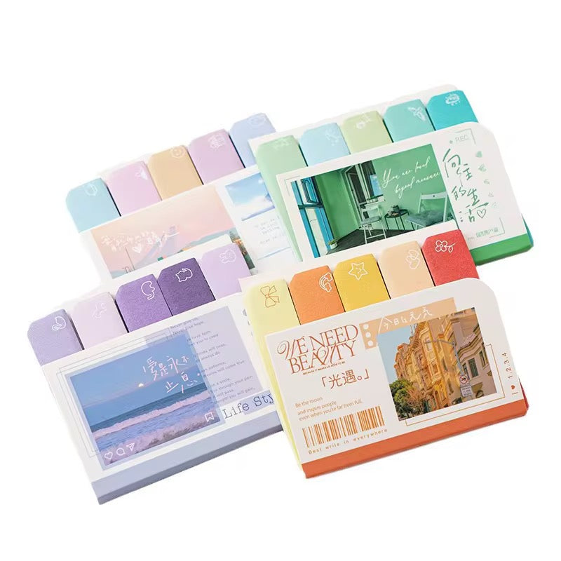 PRE-ORDER! Sticky Notes - Pastel Index Color Coded Page Flags - 150 Pieces