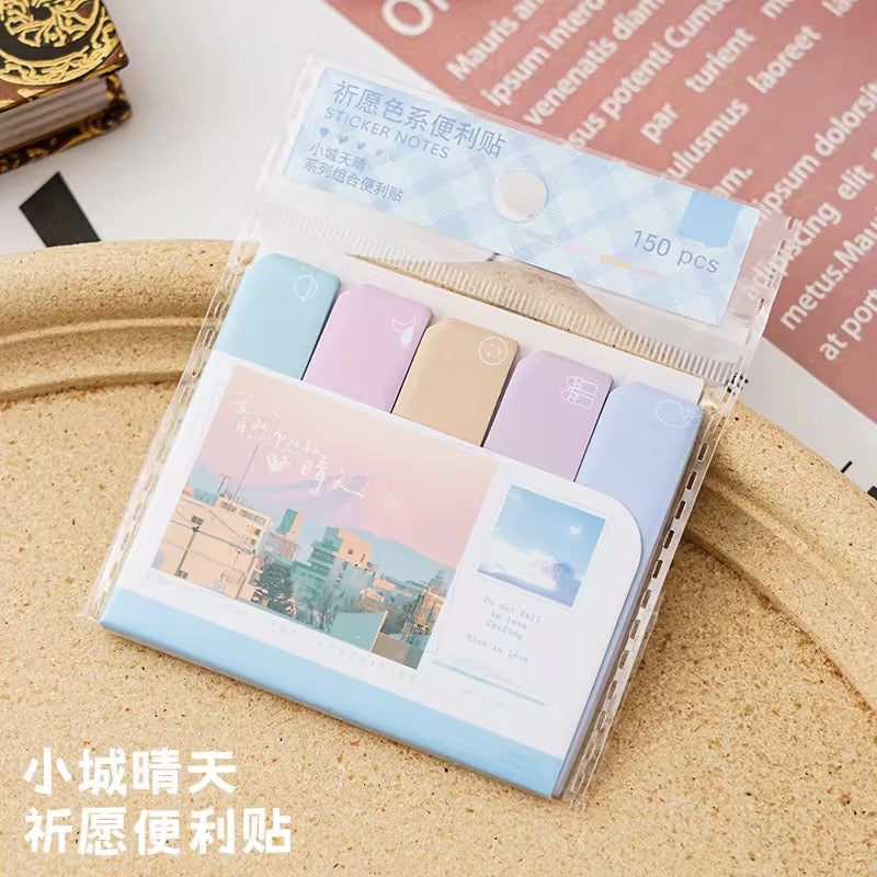 PRE-ORDER! Sticky Notes - Pastel Index Color Coded Page Flags - 150 Pieces