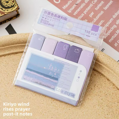 PRE-ORDER! Sticky Notes - Pastel Index Color Coded Page Flags - 150 Pieces