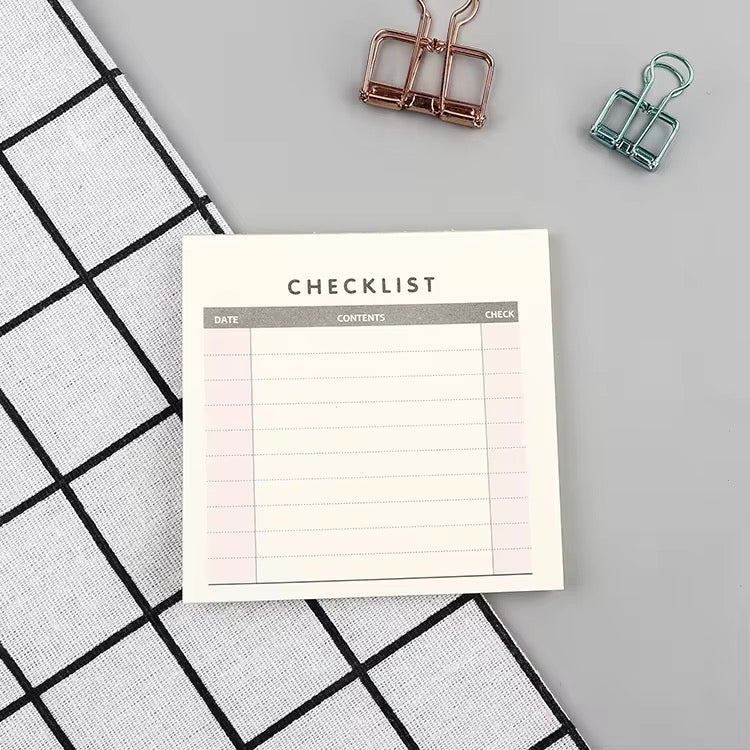 PRE-ORDER! Sticky Notes - Minimalist Planner Set - Monthly, Weekly & Checklist Memo Pads