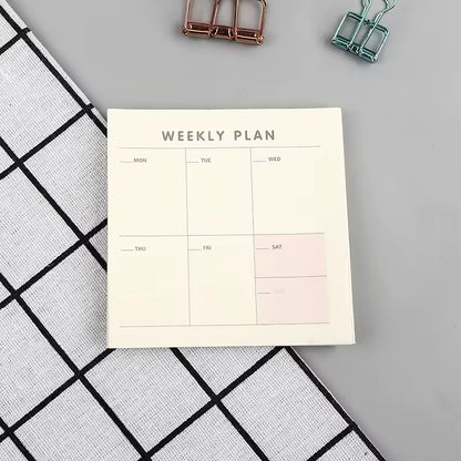 PRE-ORDER! Sticky Notes - Minimalist Planner Set - Monthly, Weekly & Checklist Memo Pads