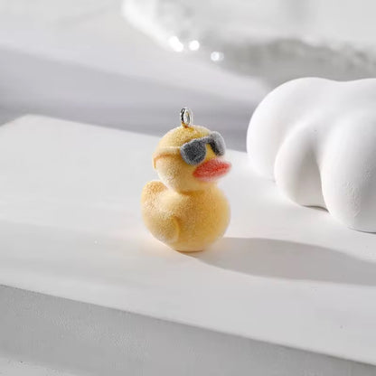 RESTOCK! Keychain - Mini Fluffy Flocked Animal
